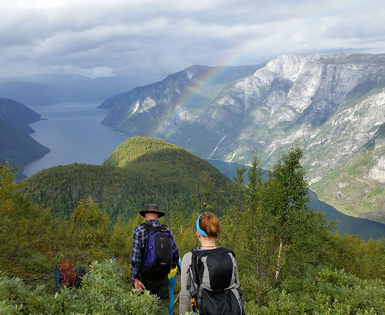På tur ved Nærøyfjorden