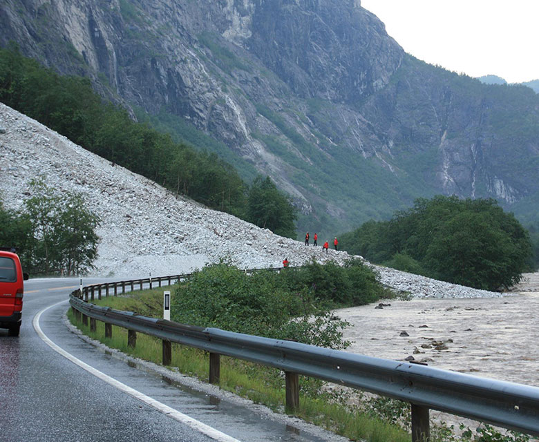 Skred i Nærøydalen