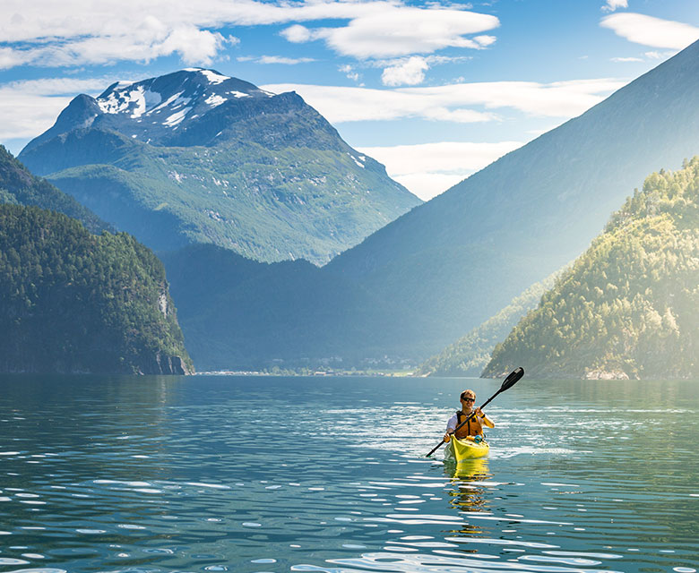 Padling i Tafjorden